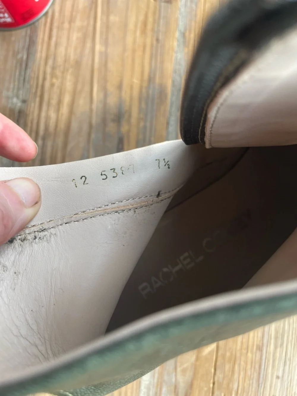 Rachel Comey Green Leather Side-Zip Boots